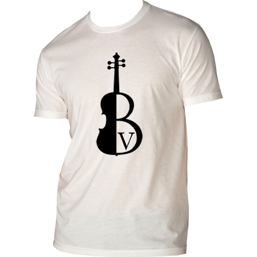 Black Logo on White T-Shirt Black Logo on White T-Shirt